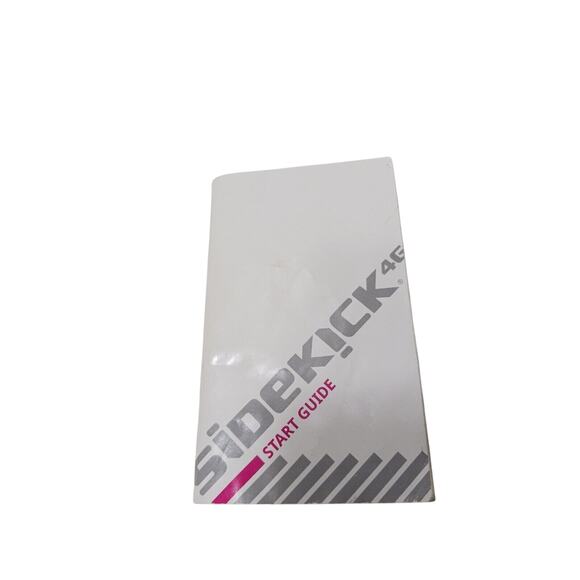 VTNG SIDEKICK T-mobile Cell Phone "START GUIDE BOOKLET" Small COLLECTORS ITEM - Picture 10 of 11